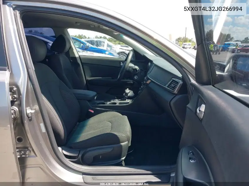 2018 Kia Optima Lx VIN: 5XXGT4L32JG266994 Lot: 42614628