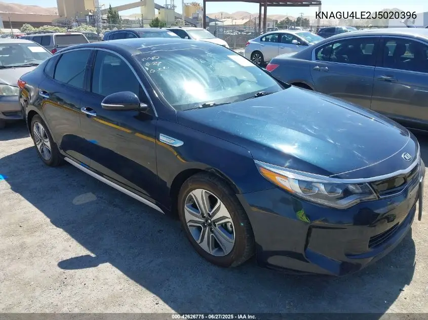 2018 Kia Optima Hybrid Ex VIN: KNAGU4LE2J5020396 Lot: 42626775