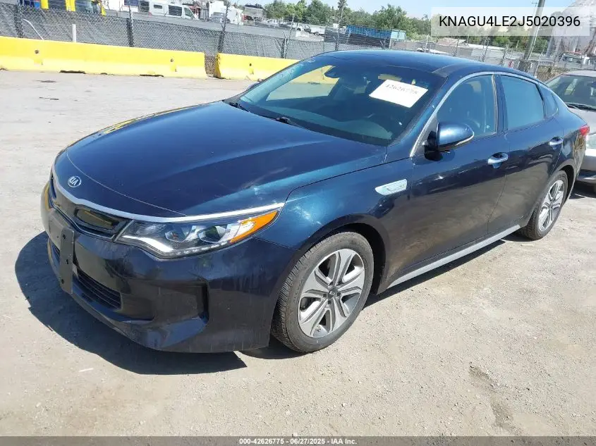 2018 Kia Optima Hybrid Ex VIN: KNAGU4LE2J5020396 Lot: 42626775