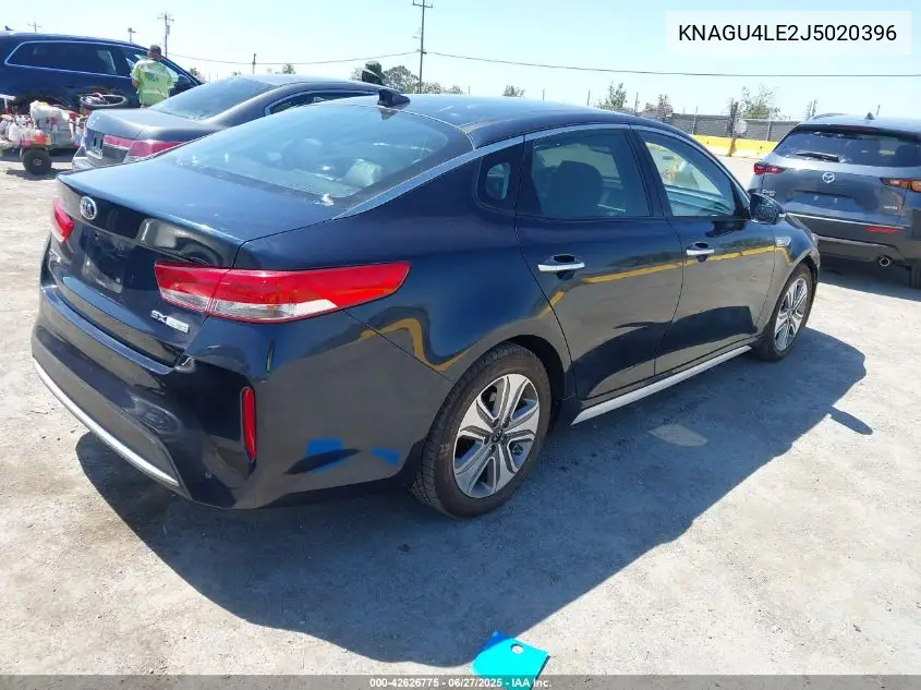 2018 Kia Optima Hybrid Ex VIN: KNAGU4LE2J5020396 Lot: 42626775