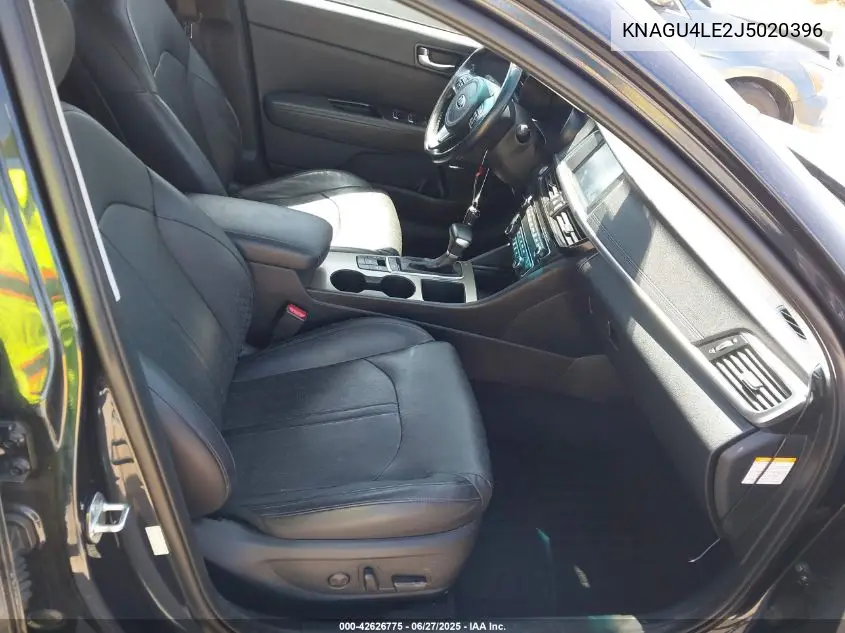 2018 Kia Optima Hybrid Ex VIN: KNAGU4LE2J5020396 Lot: 42626775