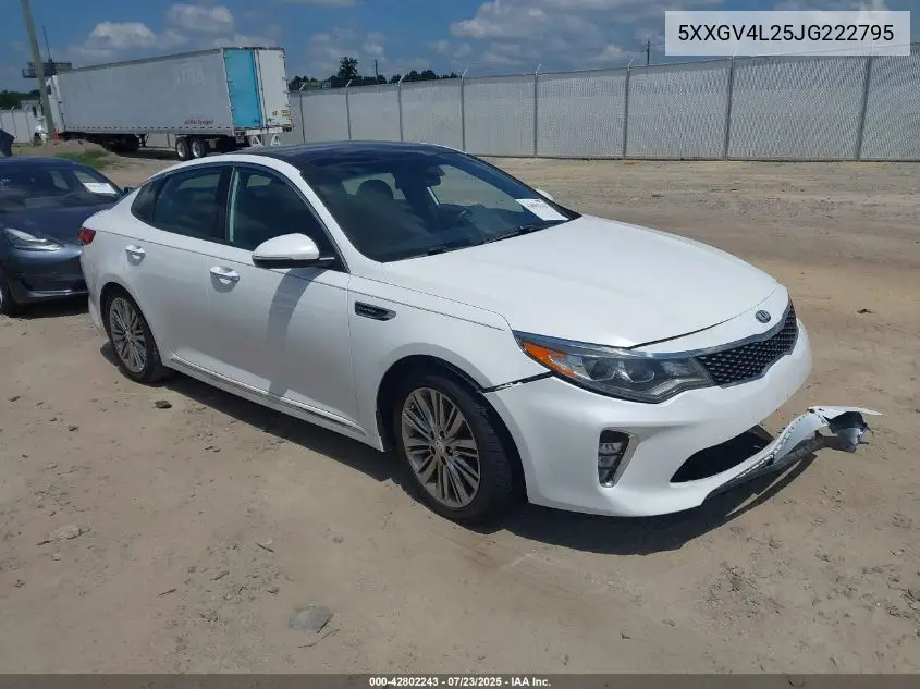 2018 Kia Optima Sx Turbo VIN: 5XXGV4L25JG222795 Lot: 42802243