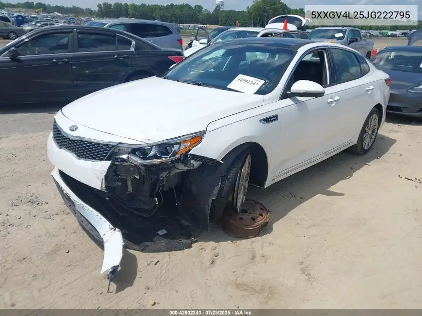2018 Kia Optima Sx Turbo VIN: 5XXGV4L25JG222795 Lot: 42802243