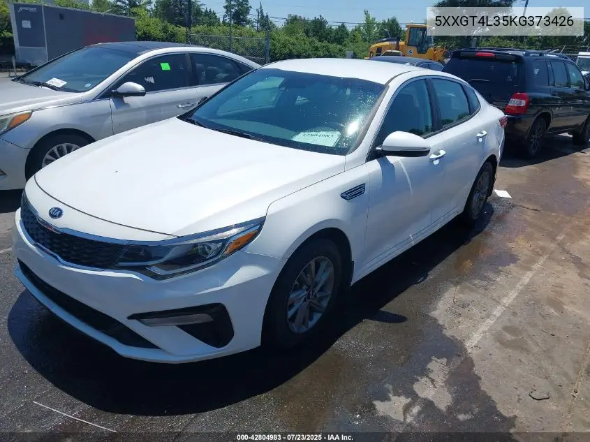 2019 Kia Optima Lx VIN: 5XXGT4L35KG373426 Lot: 42804983