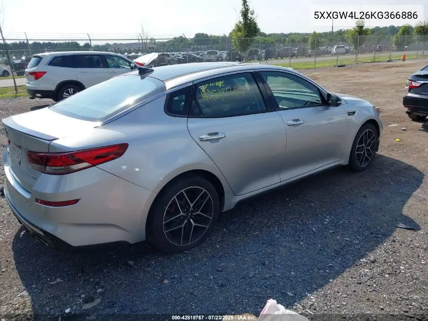 5xxgw4l26kg366886 5XXGW4L26KG366886 2019 Kia Optima Sx Turbo