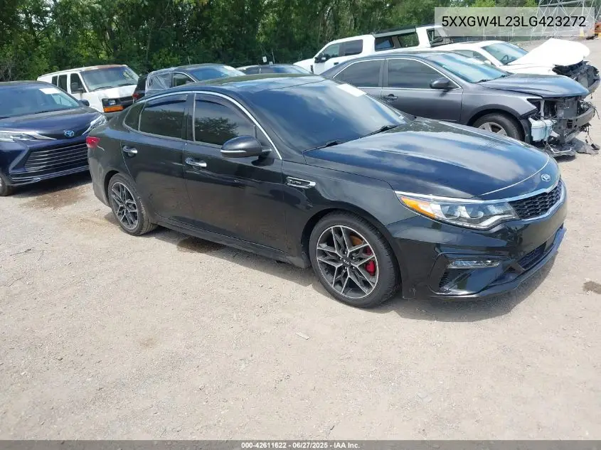 2020 Kia Optima Sx Turbo VIN: 5XXGW4L23LG423272 Lot: 42611622