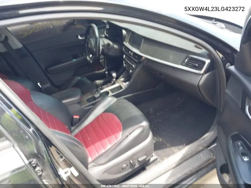 2020 Kia Optima Sx Turbo VIN: 5XXGW4L23LG423272 Lot: 42611622