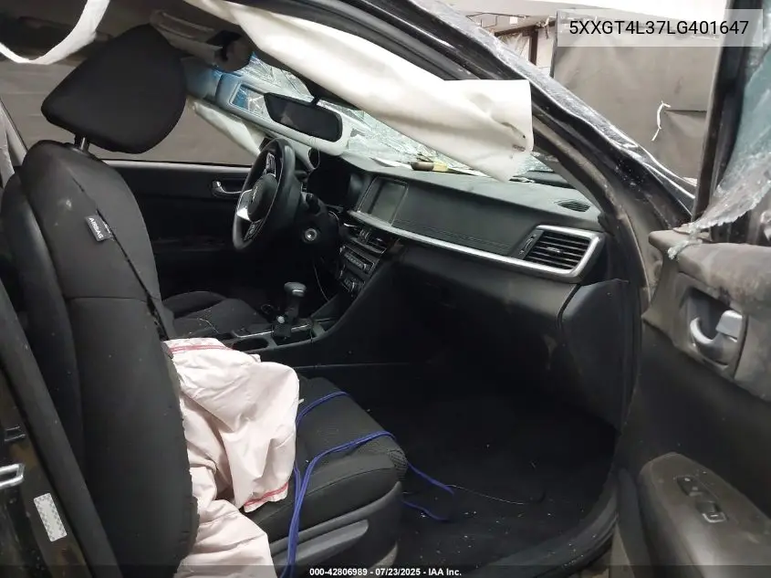 2020 Kia Optima Lx VIN: 5XXGT4L37LG401647 Lot: 42806989