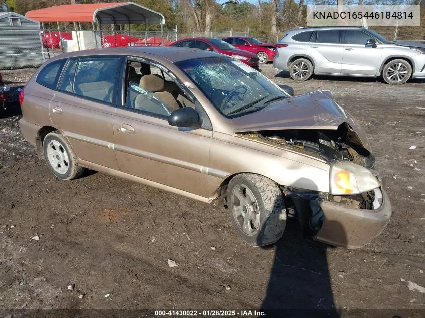 2004 Kia Rio Cinco VIN: KNADC165446184814 Lot: 41430022
