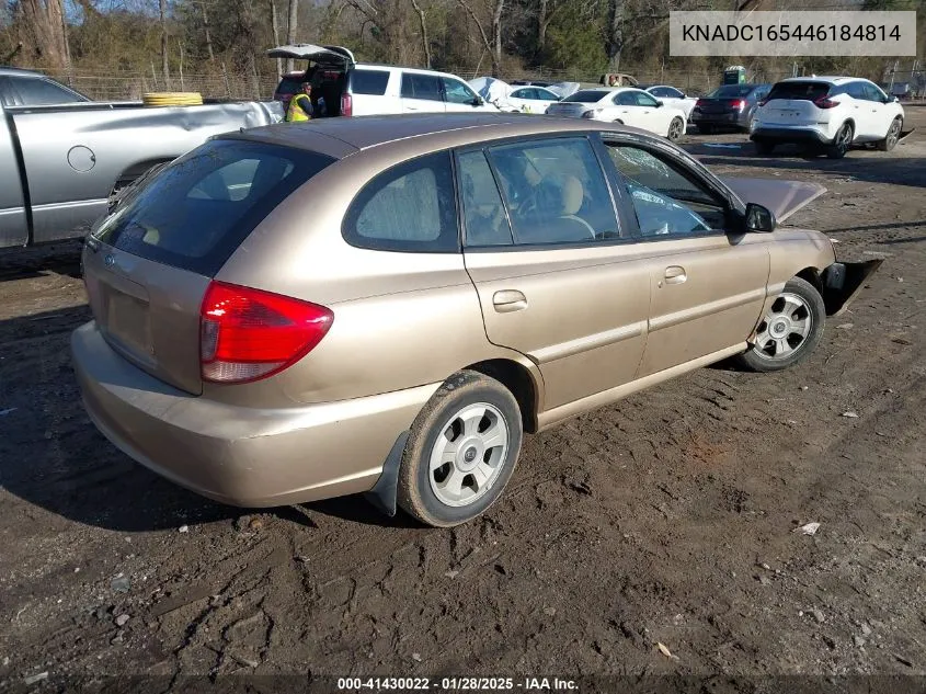 2004 Kia Rio Cinco VIN: KNADC165446184814 Lot: 41430022