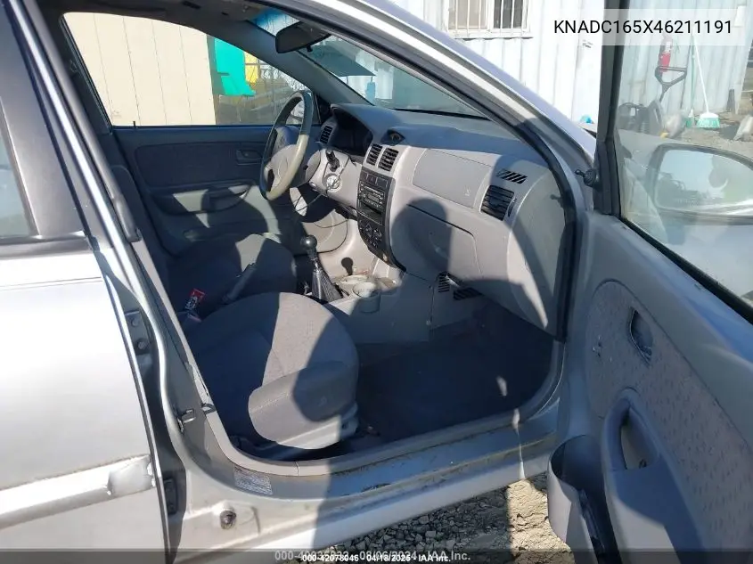 2004 Kia Rio Cinco VIN: KNADC165X46211191 Lot: 42078046