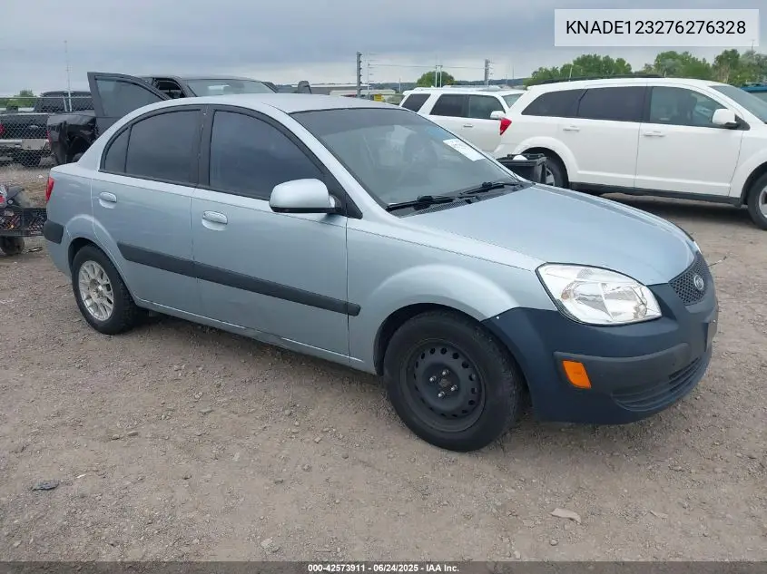 2007 Kia Rio Lx VIN: KNADE123276276328 Lot: 42573911