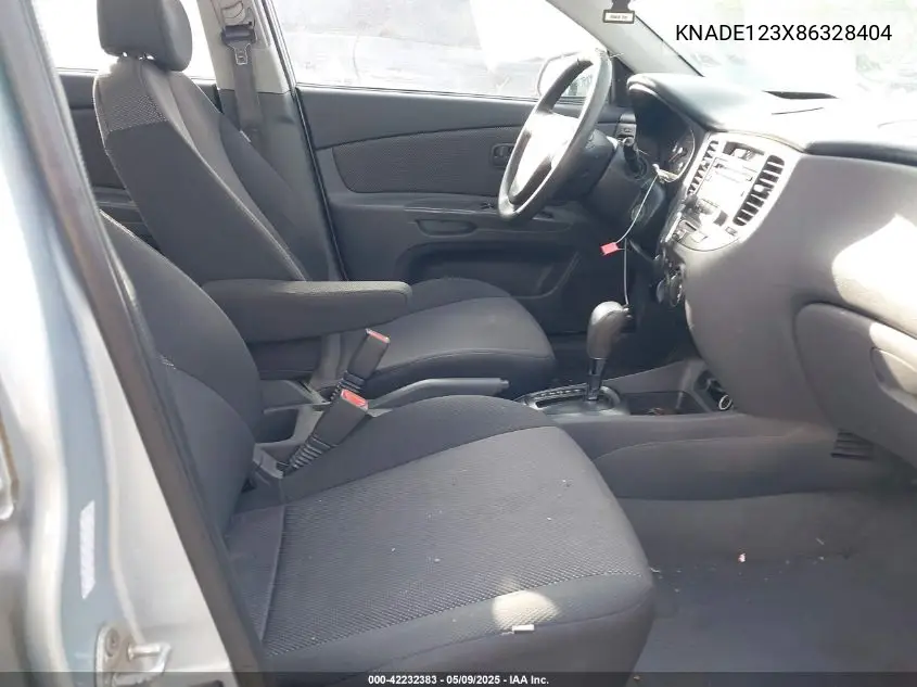 2008 Kia Rio Lx VIN: KNADE123X86328404 Lot: 42232383