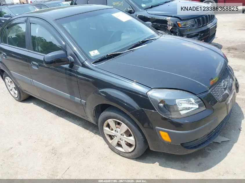 2008 Kia Rio Lx VIN: KNADE123386368825 Lot: 42451195