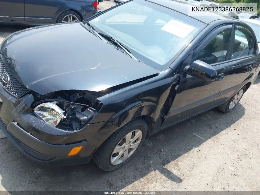 2008 Kia Rio Lx VIN: KNADE123386368825 Lot: 42451195