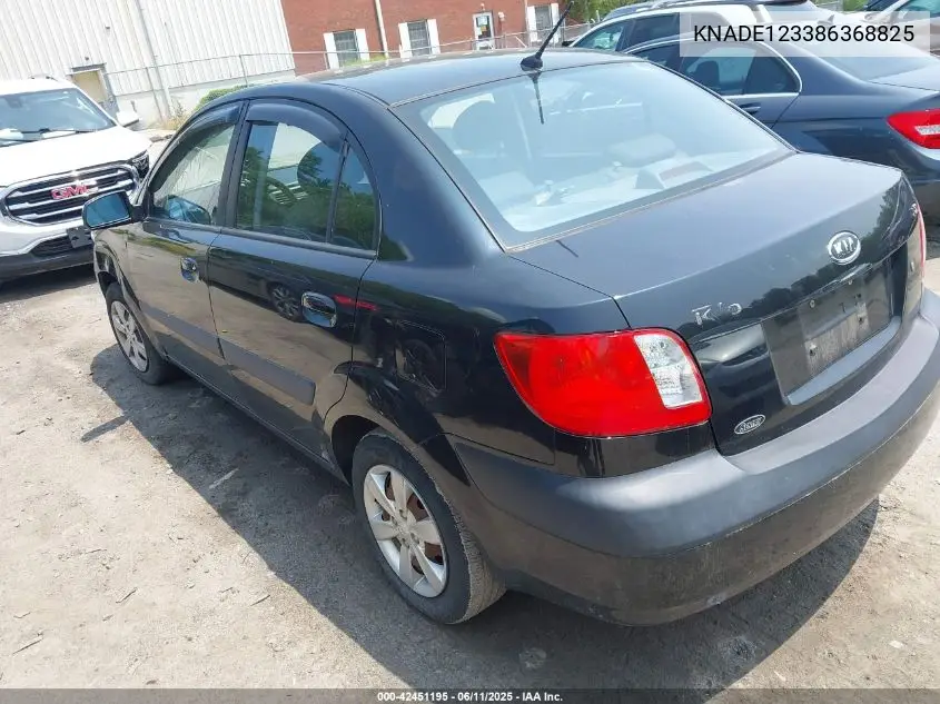 2008 Kia Rio Lx VIN: KNADE123386368825 Lot: 42451195