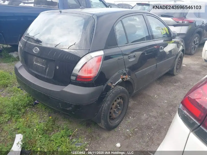 2009 Kia Rio5 Ex/Ex-Convenience/Ex-Sport VIN: KNADE243696546103 Lot: 12323952