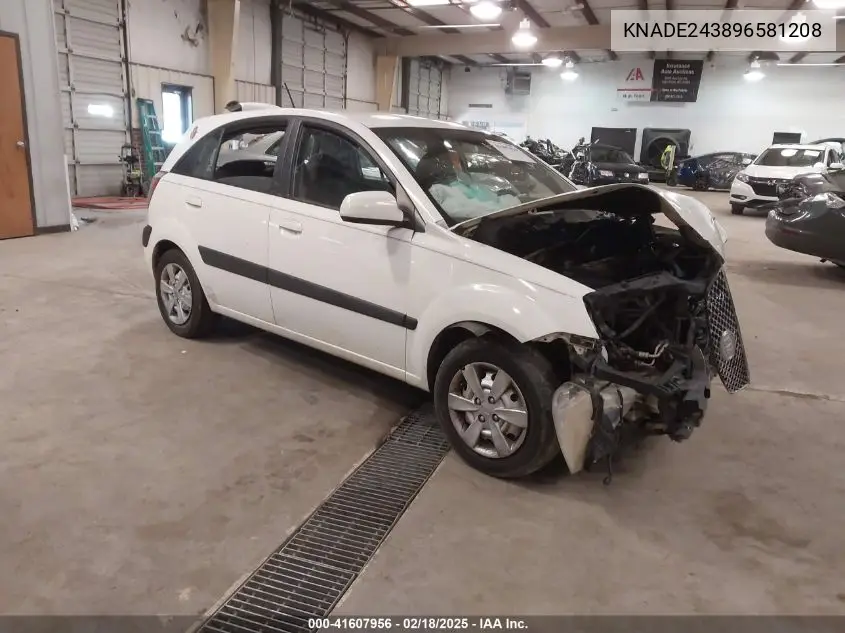 2009 Kia Rio5 Lx VIN: KNADE243896581208 Lot: 41607956