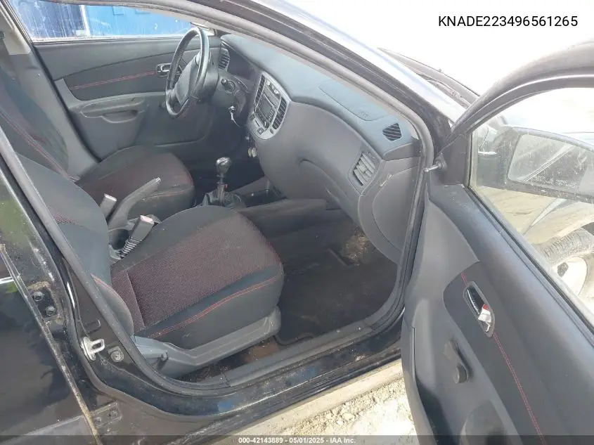 2009 Kia Rio Sx VIN: KNADE223496561265 Lot: 42143889