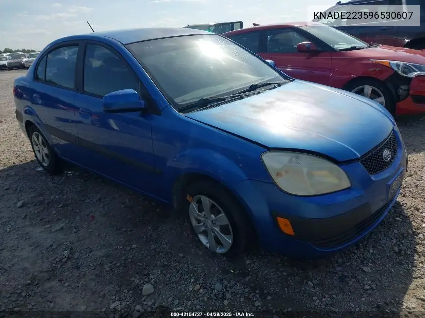 2009 Kia Rio Lx VIN: KNADE223596530607 Lot: 42154727