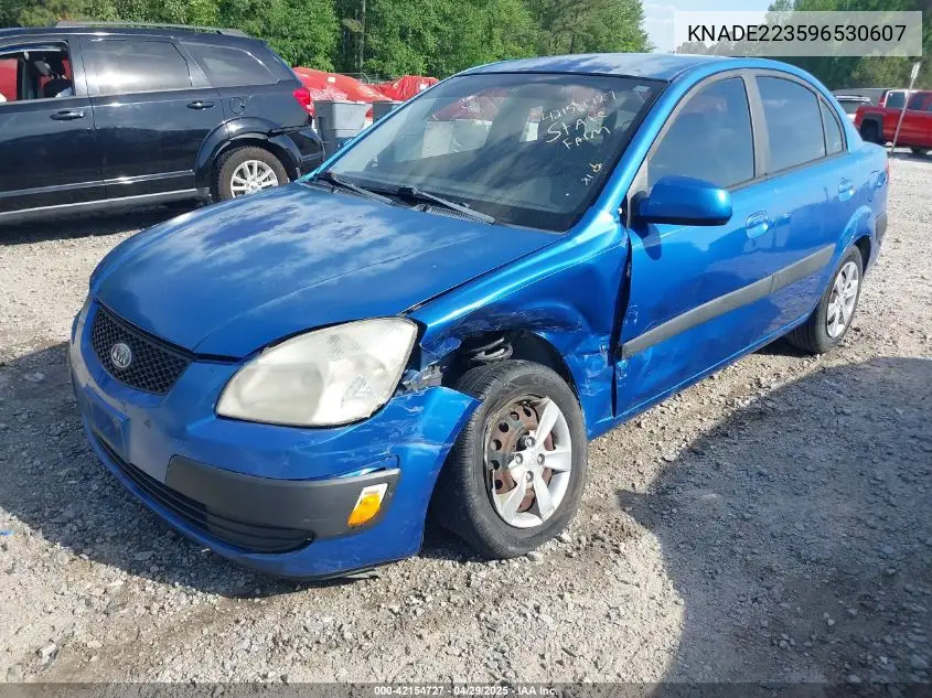 2009 Kia Rio Lx VIN: KNADE223596530607 Lot: 42154727