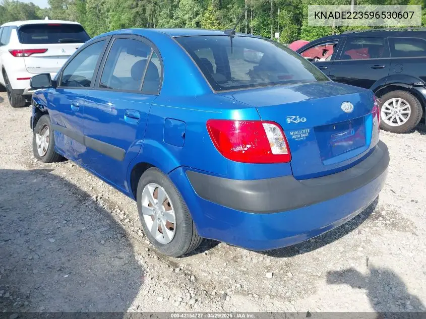 2009 Kia Rio Lx VIN: KNADE223596530607 Lot: 42154727