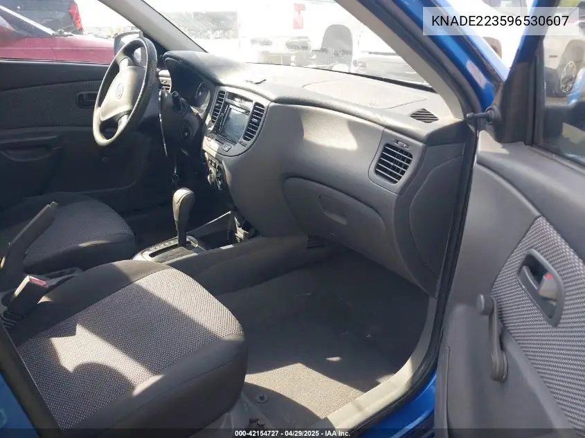 2009 Kia Rio Lx VIN: KNADE223596530607 Lot: 42154727