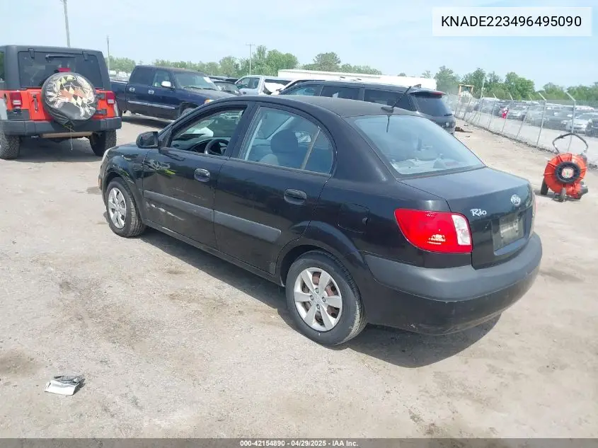 2009 Kia Rio Lx VIN: KNADE223496495090 Lot: 42154890