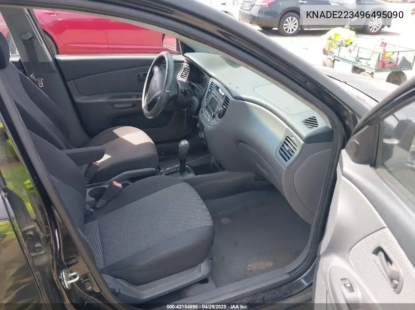 2009 Kia Rio Lx VIN: KNADE223496495090 Lot: 42154890
