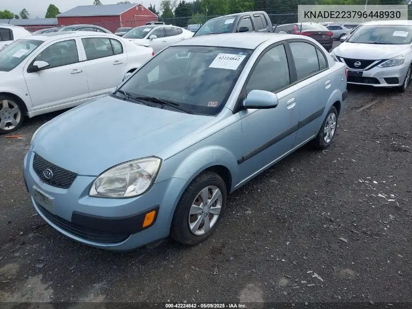 2009 Kia Rio Lx VIN: KNADE223796448930 Lot: 42224842
