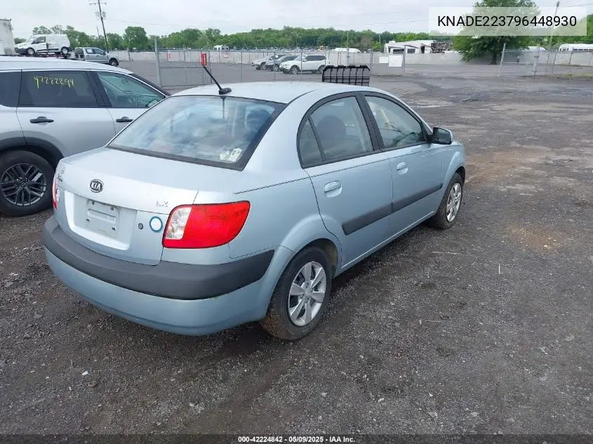 2009 Kia Rio Lx VIN: KNADE223796448930 Lot: 42224842