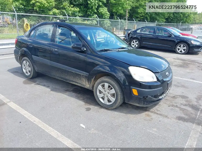 2009 Kia Rio Lx VIN: KNADE223796524775 Lot: 42470910