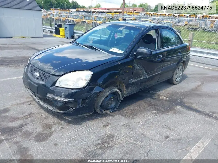 2009 Kia Rio Lx VIN: KNADE223796524775 Lot: 42470910