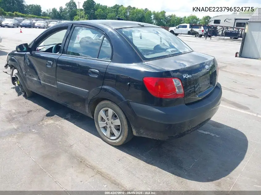 2009 Kia Rio Lx VIN: KNADE223796524775 Lot: 42470910