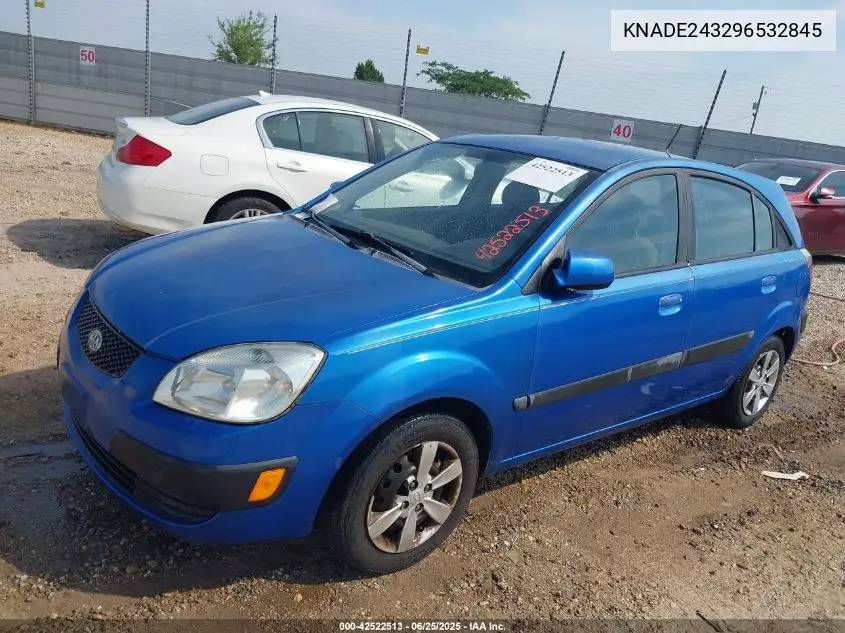 2009 Kia Rio5 Lx VIN: KNADE243296532845 Lot: 42522513