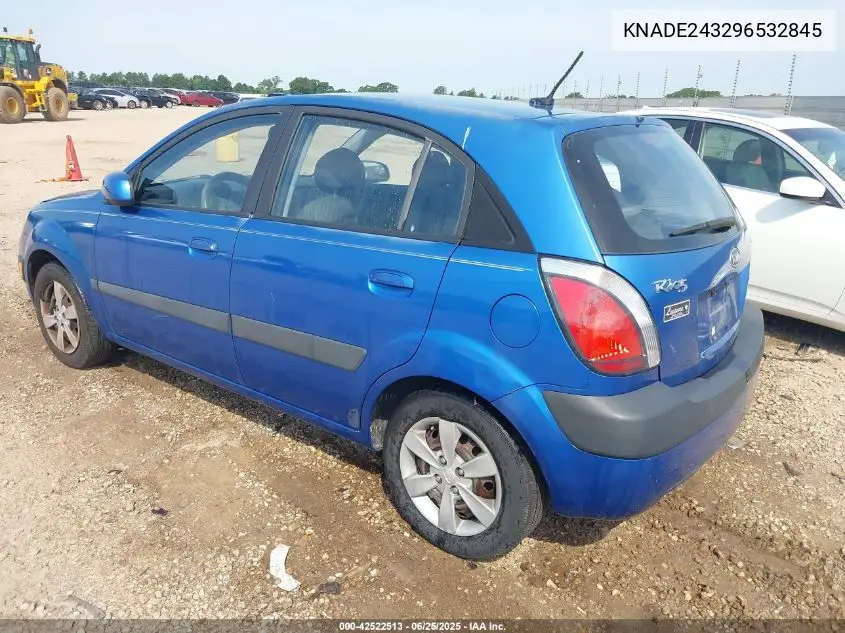2009 Kia Rio5 Lx VIN: KNADE243296532845 Lot: 42522513