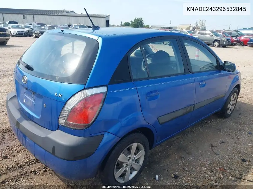 2009 Kia Rio5 Lx VIN: KNADE243296532845 Lot: 42522513