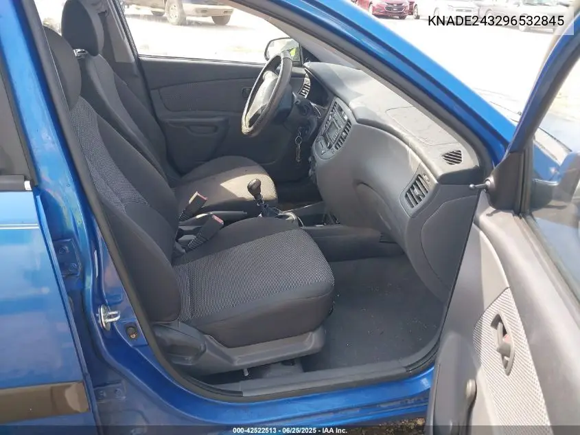 2009 Kia Rio5 Lx VIN: KNADE243296532845 Lot: 42522513
