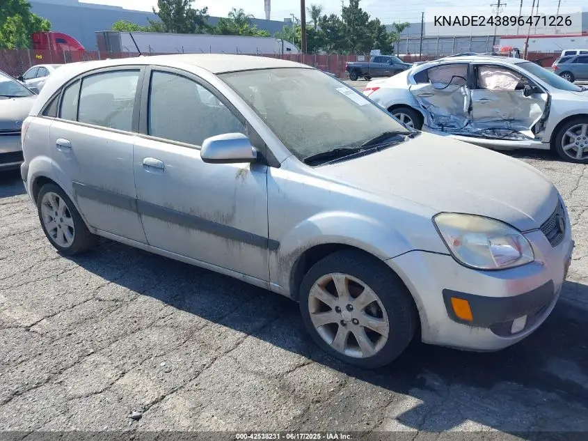 2009 Kia Rio5 Sx VIN: KNADE243896471226 Lot: 42538231