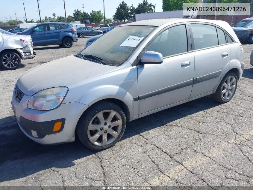 2009 Kia Rio5 Sx VIN: KNADE243896471226 Lot: 42538231