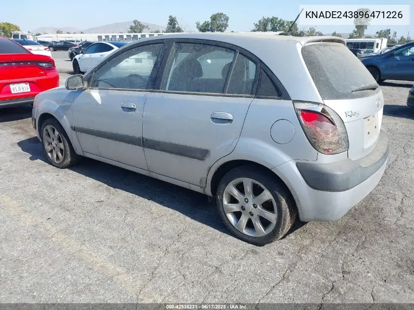 2009 Kia Rio5 Sx VIN: KNADE243896471226 Lot: 42538231