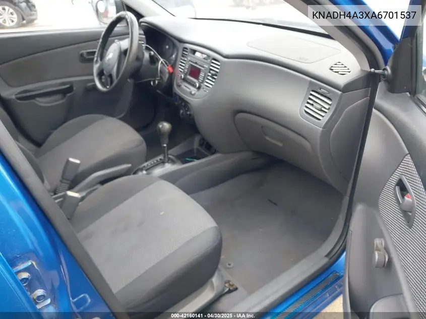 2010 Kia Rio Lx VIN: KNADH4A3XA6701537 Lot: 42160141