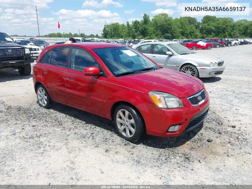 2010 Kia Rio5 Sx VIN: KNADH5A35A6659137 Lot: 42186464