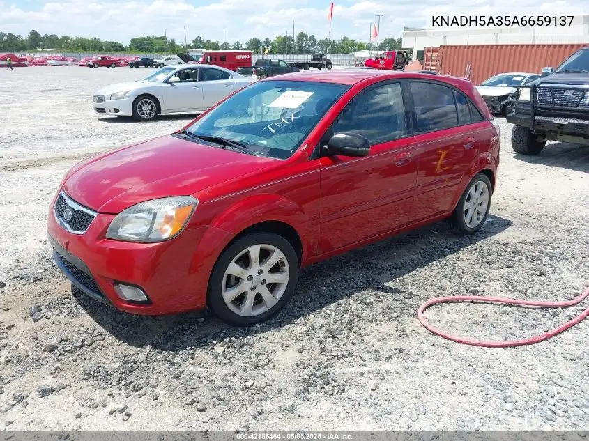 2010 Kia Rio5 Sx VIN: KNADH5A35A6659137 Lot: 42186464
