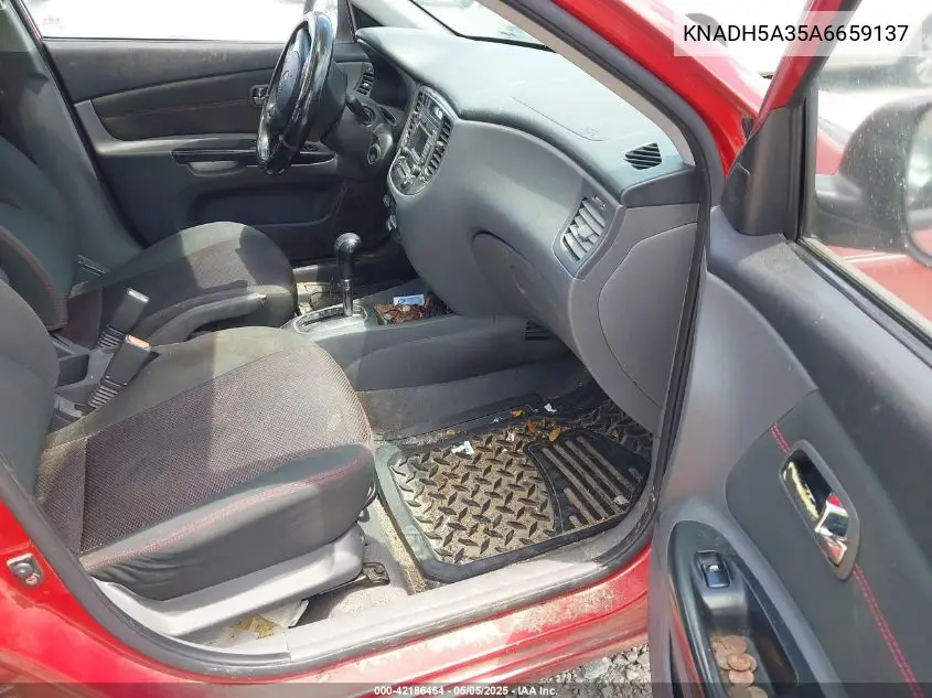2010 Kia Rio5 Sx VIN: KNADH5A35A6659137 Lot: 42186464
