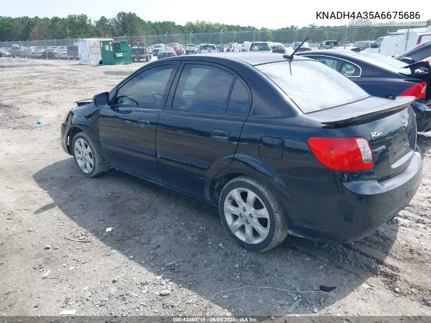2010 Kia Rio Sx VIN: KNADH4A35A6675686 Lot: 42460719