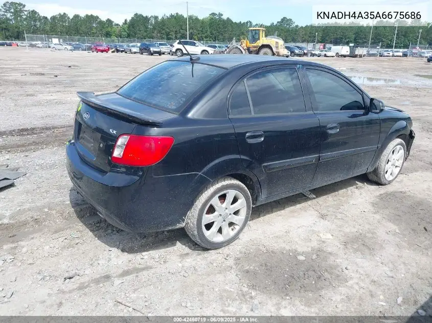 2010 Kia Rio Sx VIN: KNADH4A35A6675686 Lot: 42460719