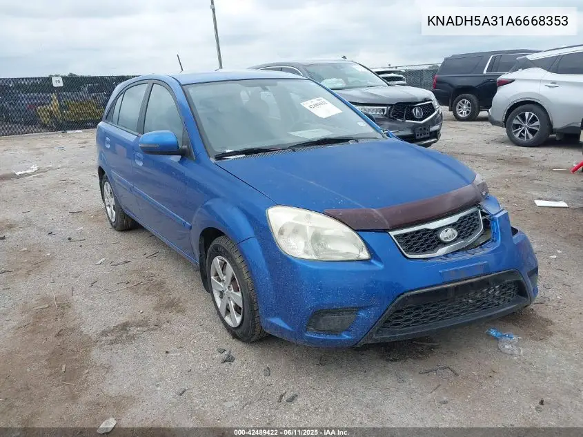 2010 Kia Rio5 Lx VIN: KNADH5A31A6668353 Lot: 42489422