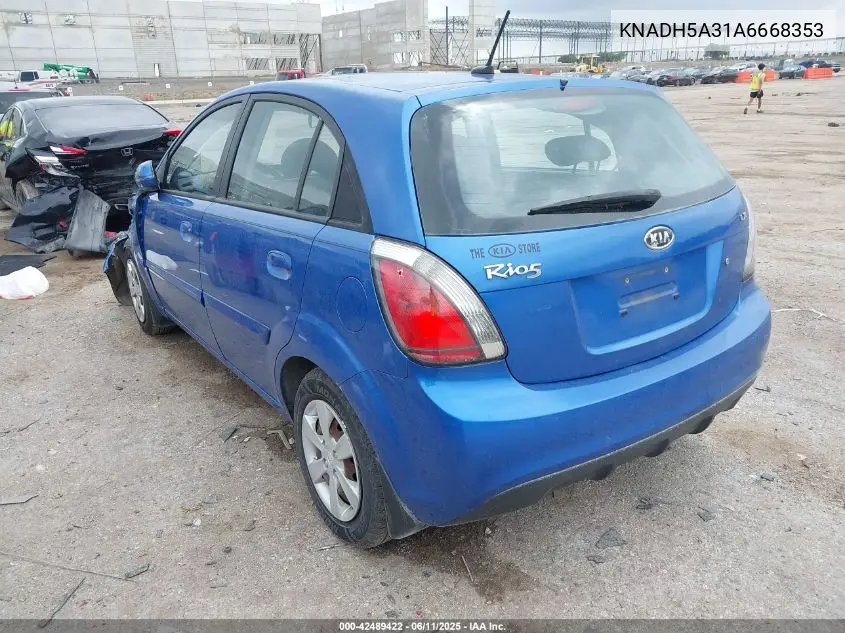 2010 Kia Rio5 Lx VIN: KNADH5A31A6668353 Lot: 42489422