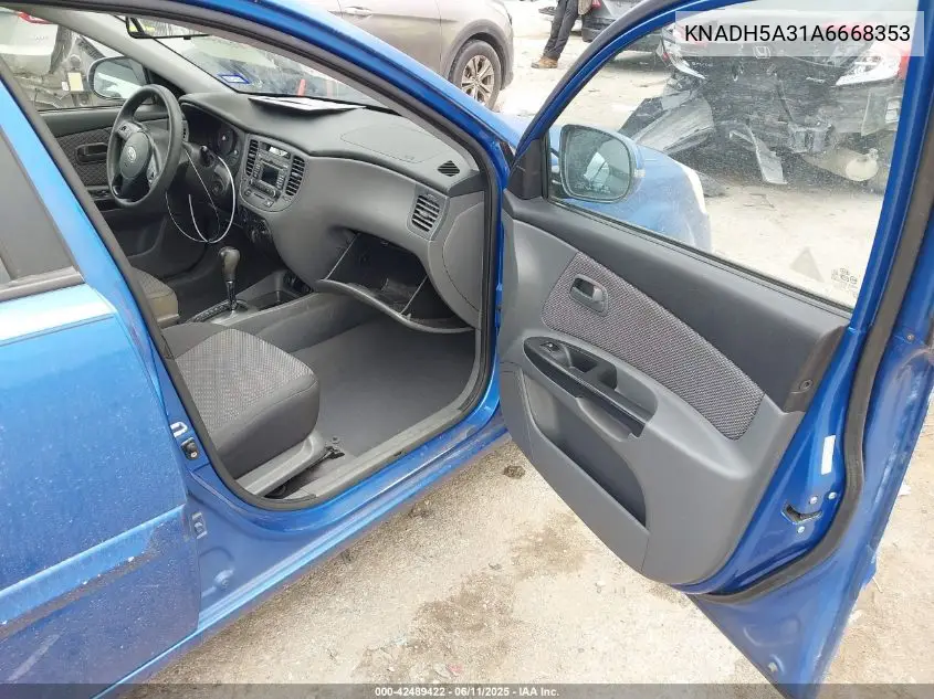 2010 Kia Rio5 Lx VIN: KNADH5A31A6668353 Lot: 42489422